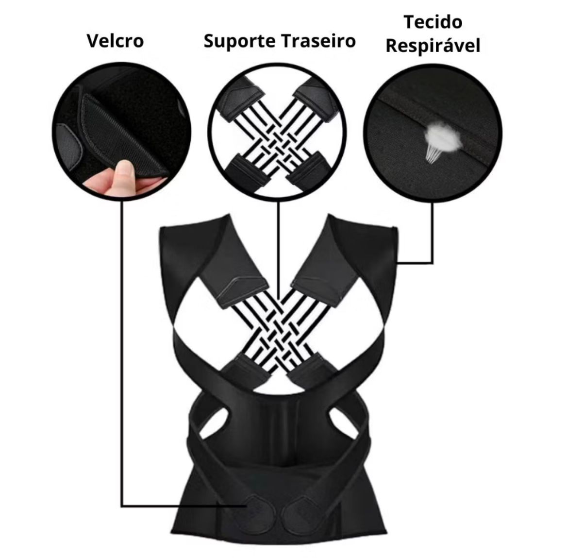 Chaleco Corrector TRENZADO Postura